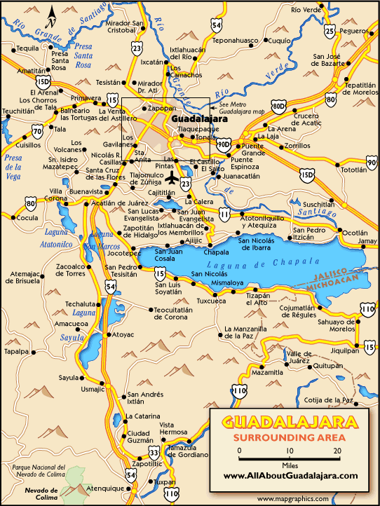 guadalajara zone carte